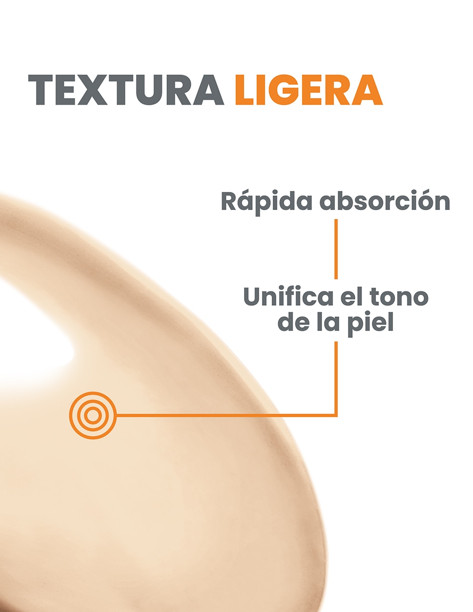 Protector solar FPS 50 fluido con color protector solar facial Gama Naranja 50 ml 4