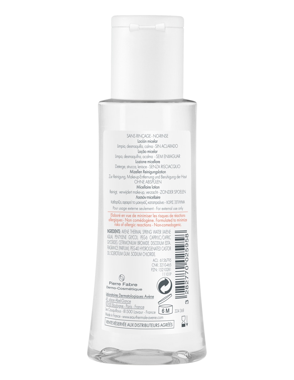 Limpiador facial Agua micelar desmaquillante, limpieza y cuidado para rostro, 100 ml para desmaquillar 2