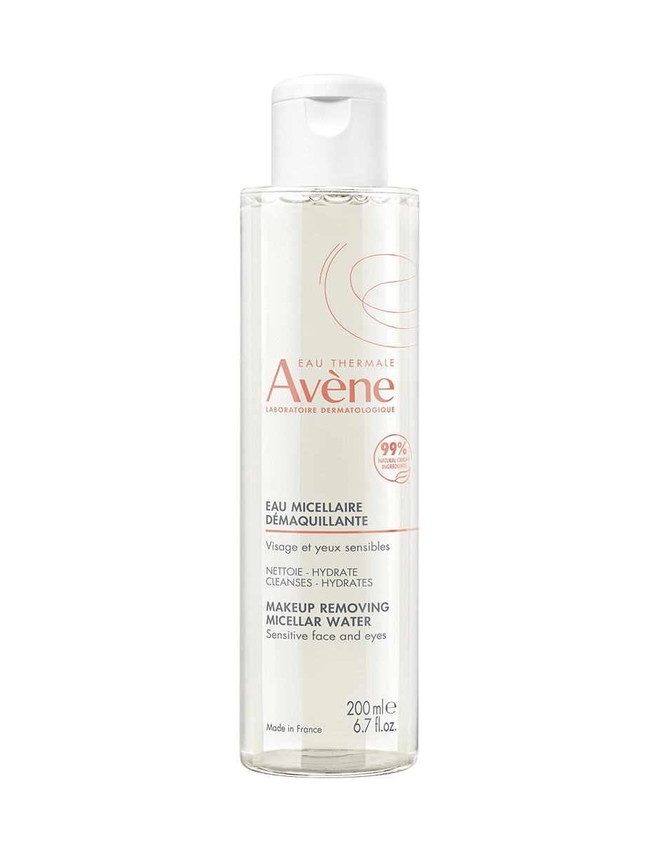 Limpiador facial Agua micelar limpieza y cuidado para rostro, 200 ml para desmaquillar