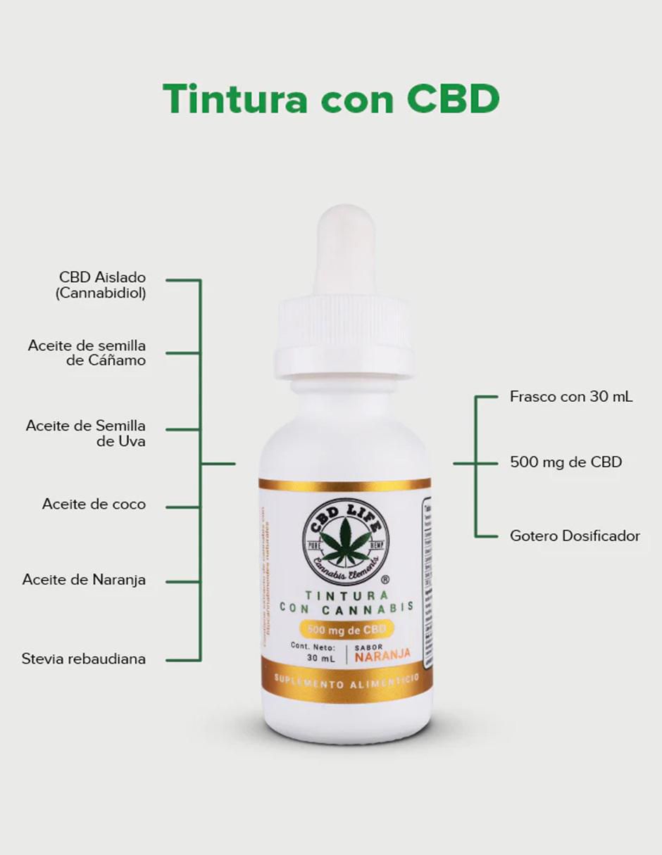 Tintura Cbd Life sabor naranja 2