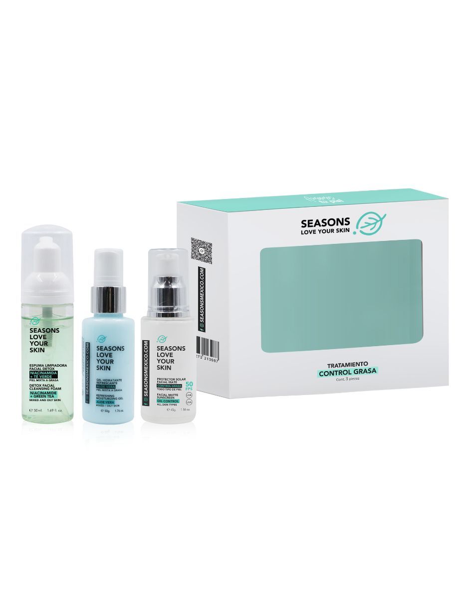 Kit tratamiento facial Control Grasa antiacné