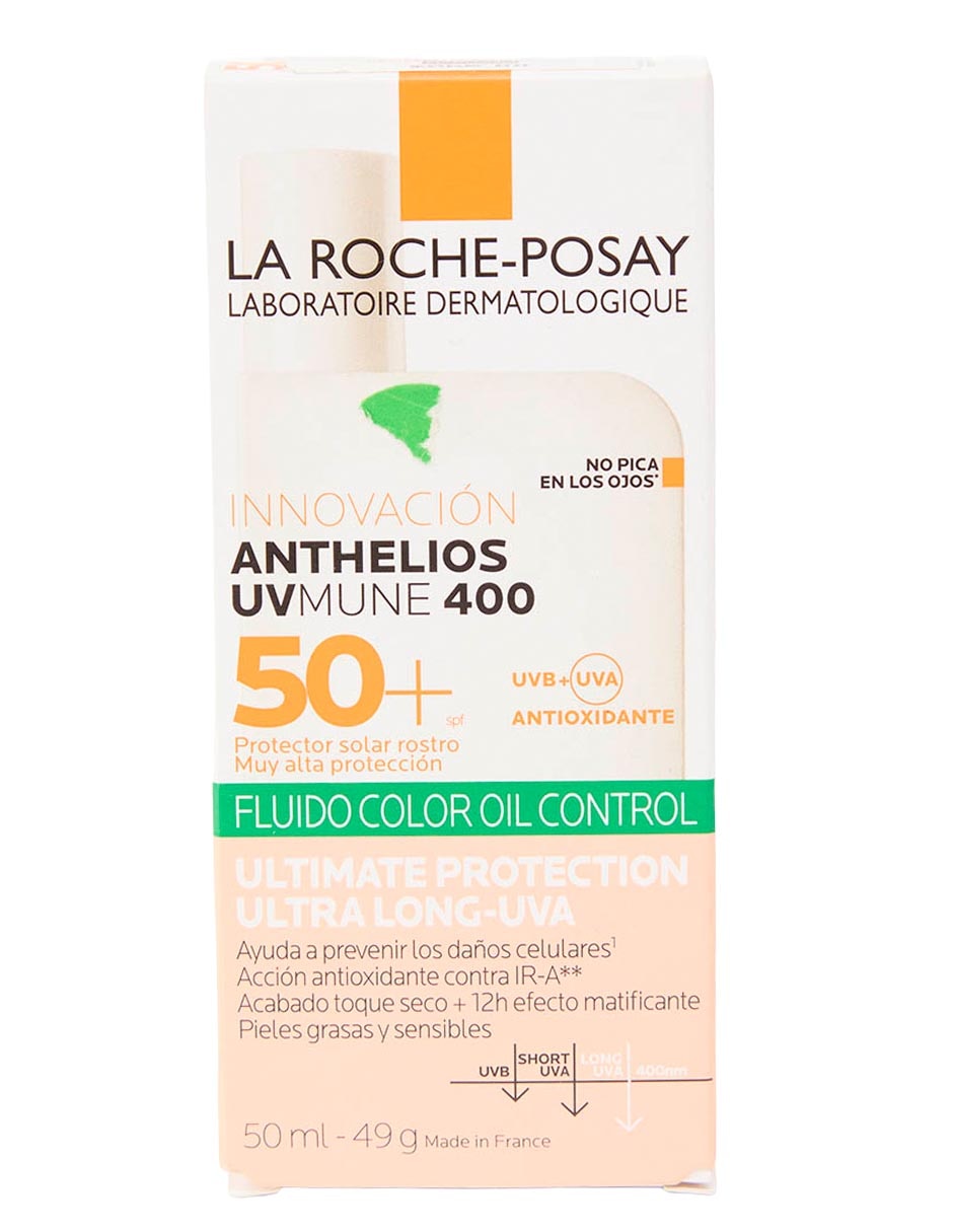Protector solar FPS 50+ Anthelios Uvmune 400 Oil Control Fluido 50 ml 5