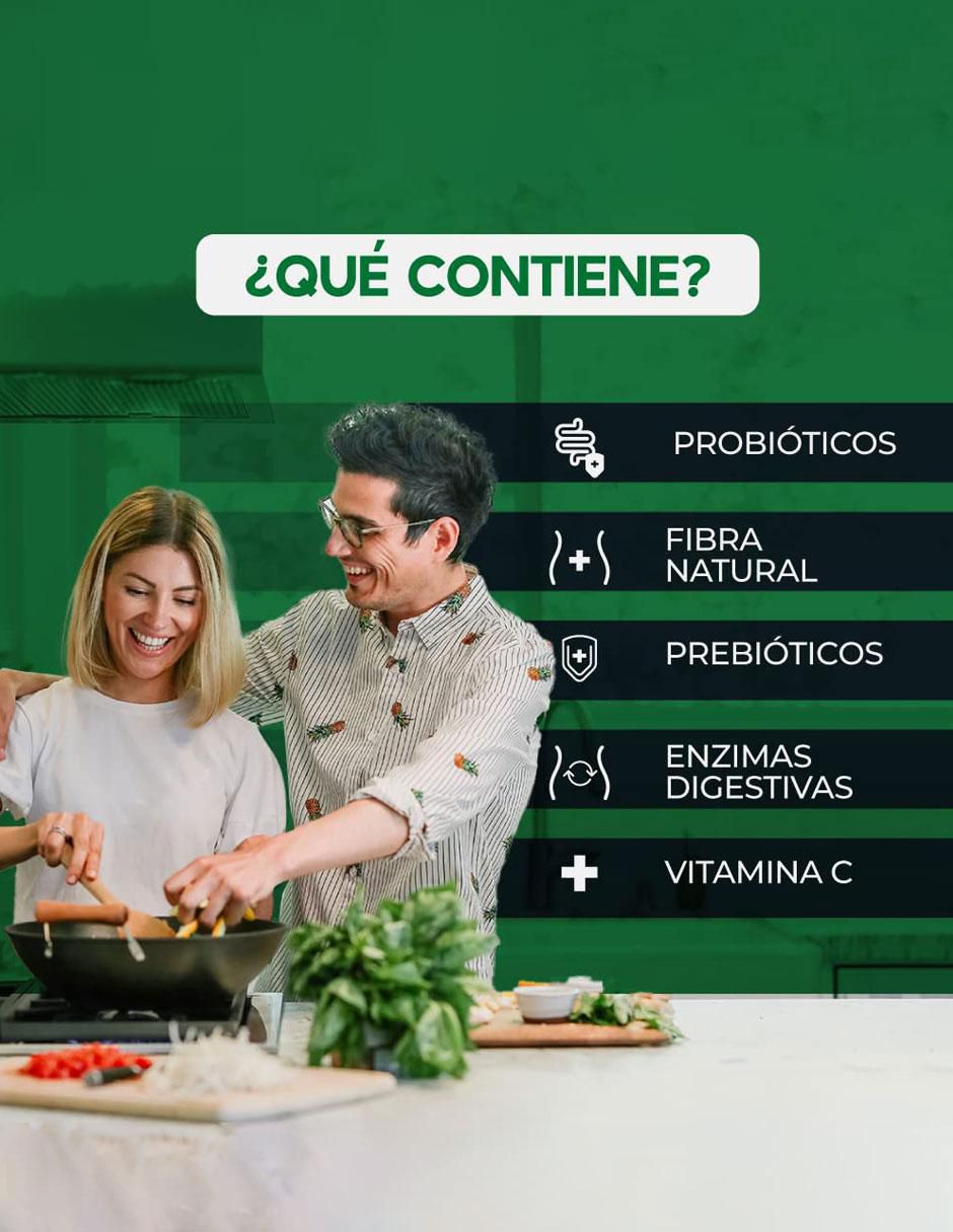 Probióticos 50 Billones, Prebióticos, Enzimas Digestivas, Vitamina C y Zinc Lifeed5 con enzimas digestivas y probióticos 3
