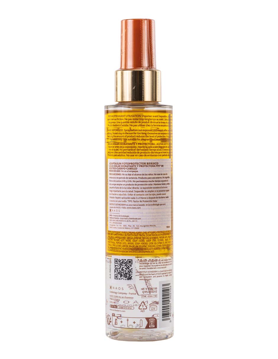 Protector solar FPS 30 Esthederm Adaptasun 150 ml 2