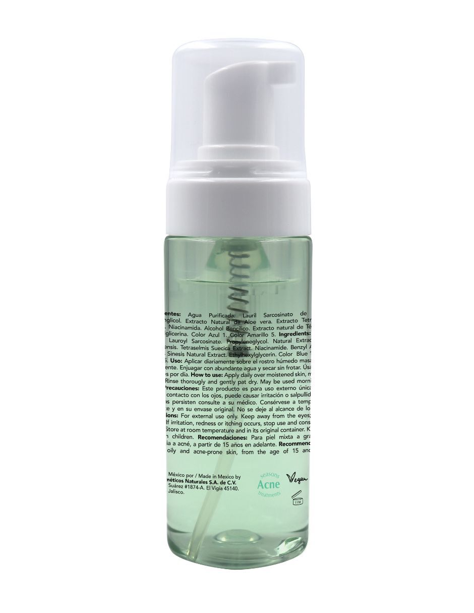 Limpiador facial Facial detox Love your skin para acné 5