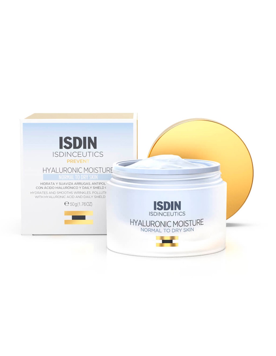Crema facial recomendada para hidratar día y noche Isdinceutics para piel normal y seca