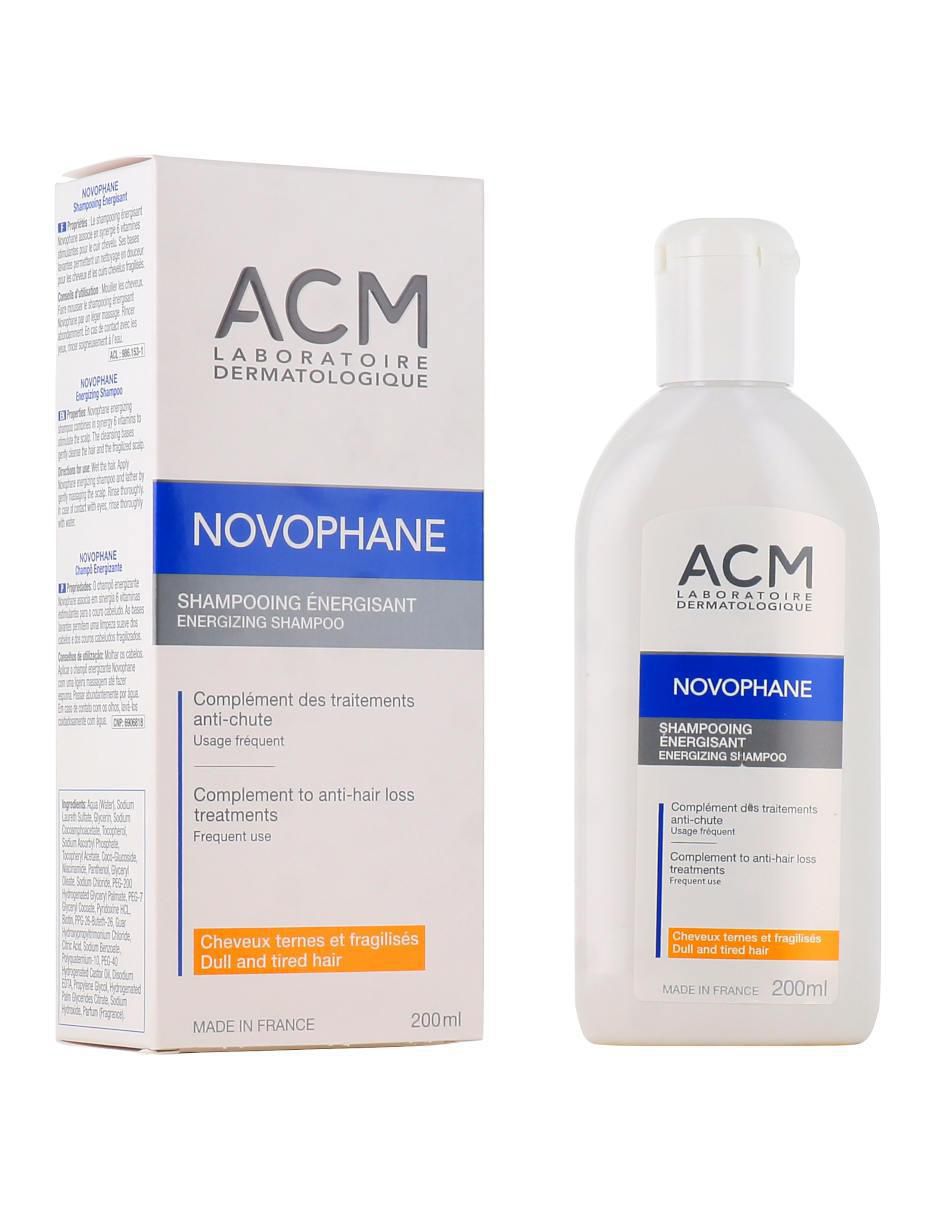 Shampoo energizante para cabello Novophane Champú Energizante 2