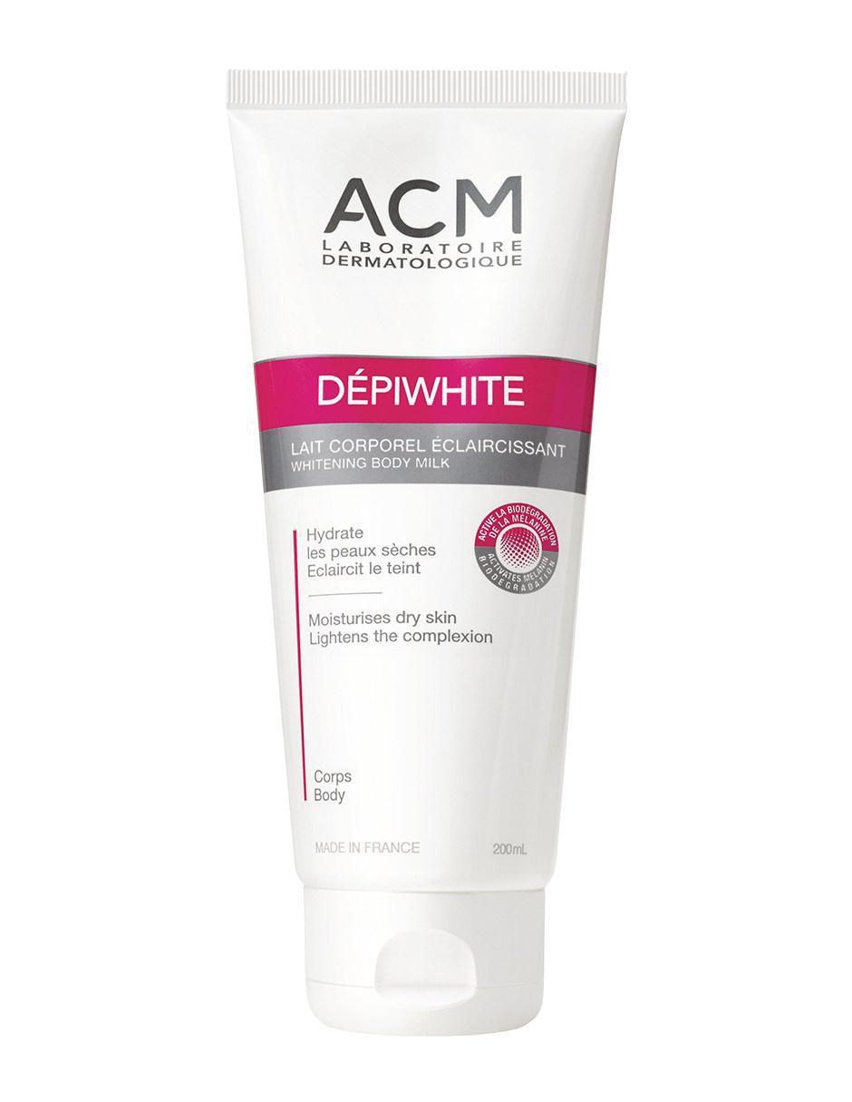 Leche corporal recomendada para aclarar de día y noche Depiwhite Whitening Body Milk X 200 Ml para todo tipo piel