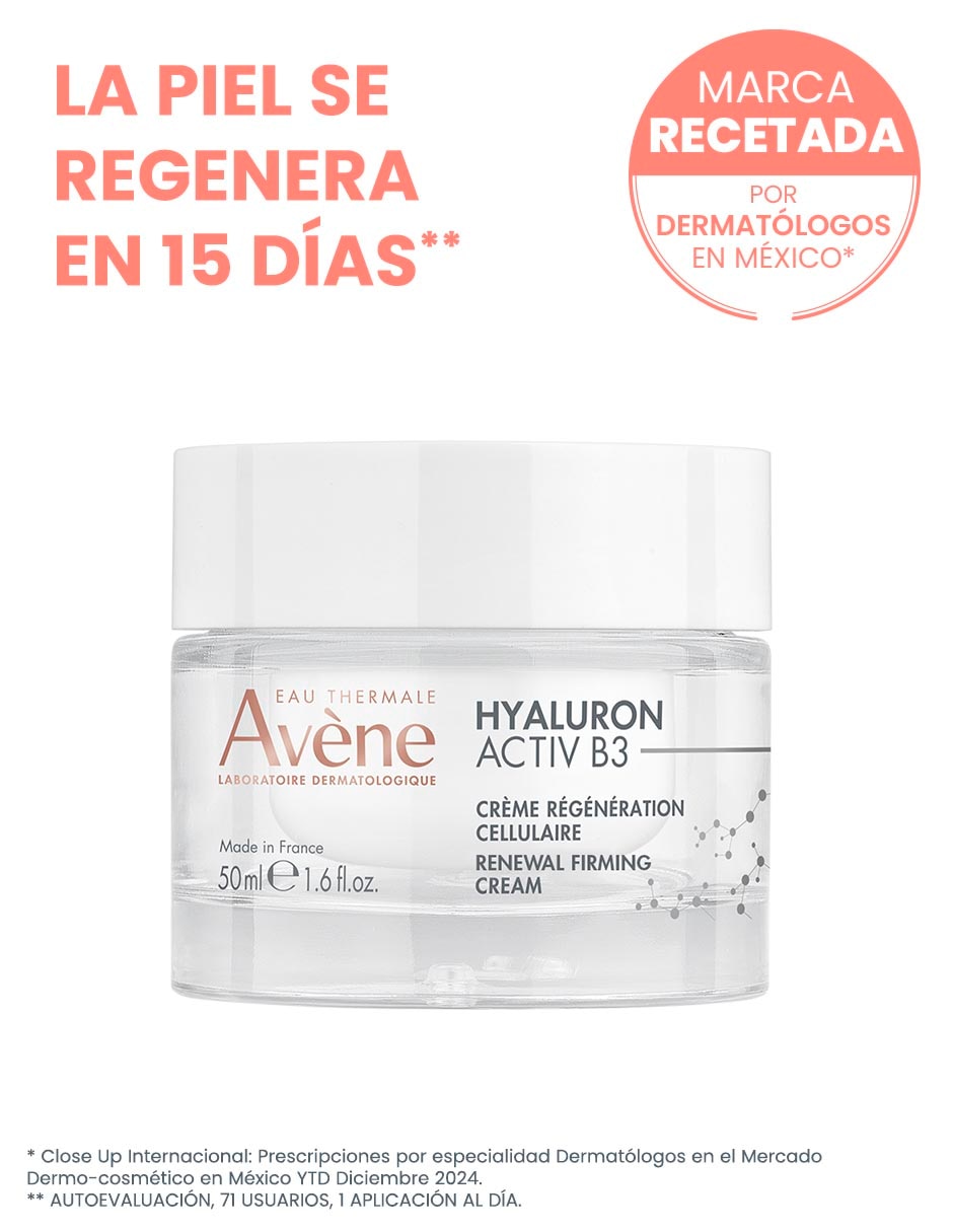 Crema facial recomendada para prevenir signos de la edad de día Hyaluron Activ B3 Regeneradora Celular para todo tipo piel 2