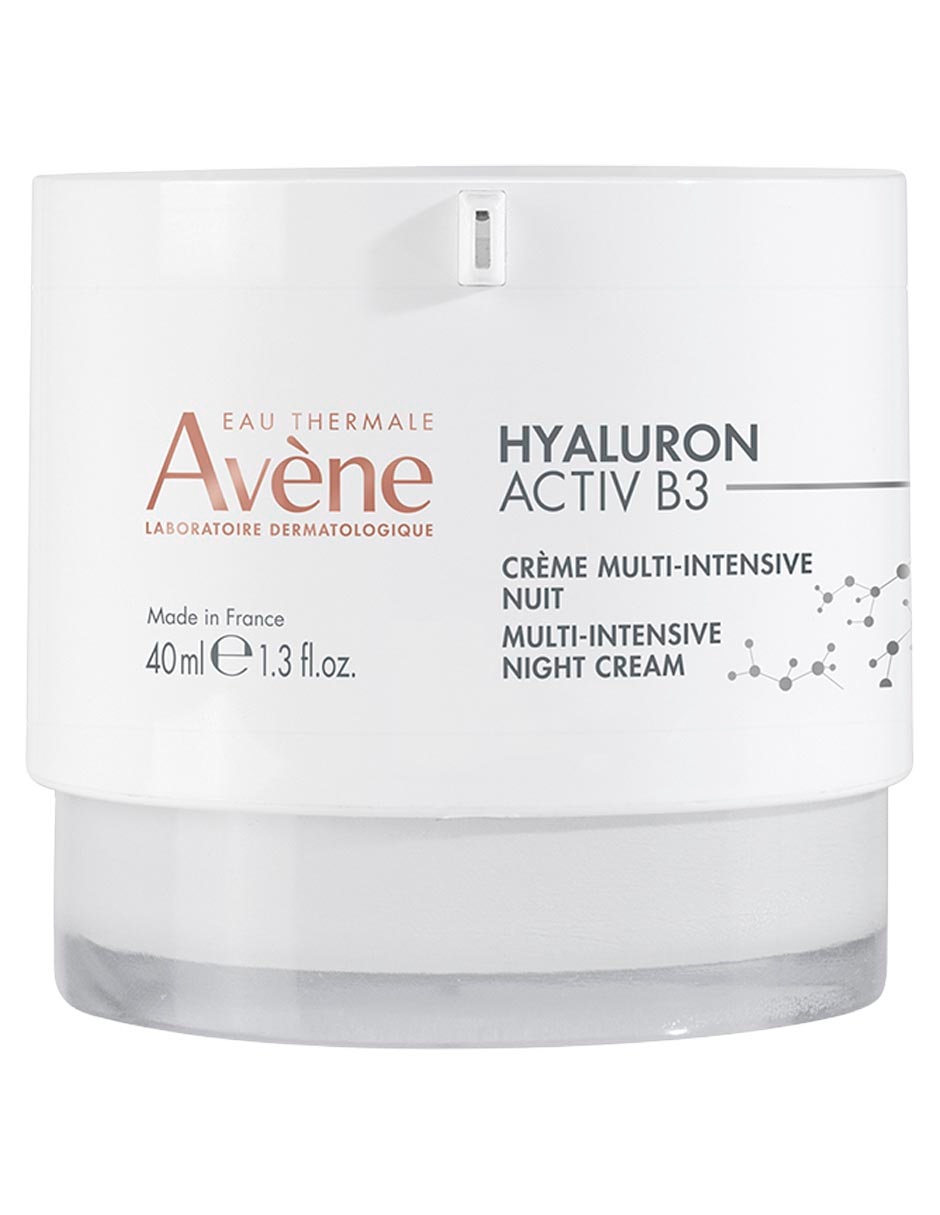 Crema facial recomendada para prevenir signos de la edad de noche Hyaluron Activ B3 Multi-Intensiva 40 para todo tipo piel