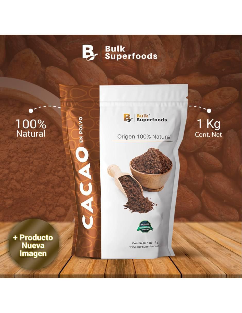 Cacao en Polvo sabor cacao de 1 kg 3