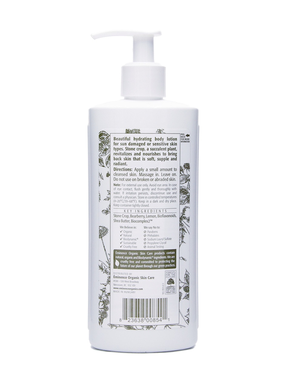 Crema para cuerpo recomendada para hidratar de día y noche Stone Crop para todo tipo piel 4