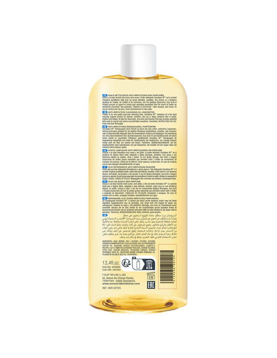 Limpiador rostro y cuerpo Anti-irritation Cleasing Oil XERODIANE AP+ para hidratar 3