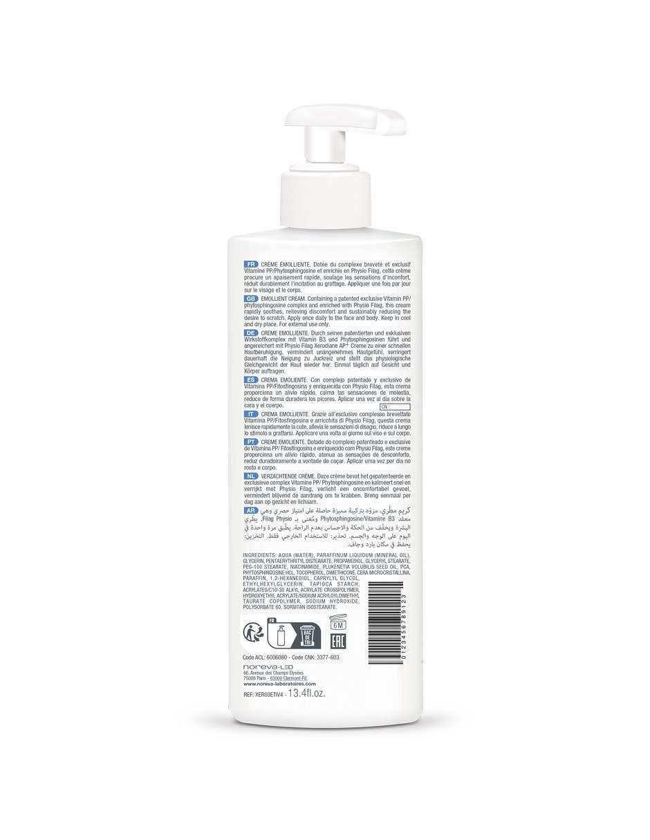 Crema para rostro y cuerpo recomendada para calmar y aliviar la piel día Xerodiane Ap+ para piel seca y sensible 3