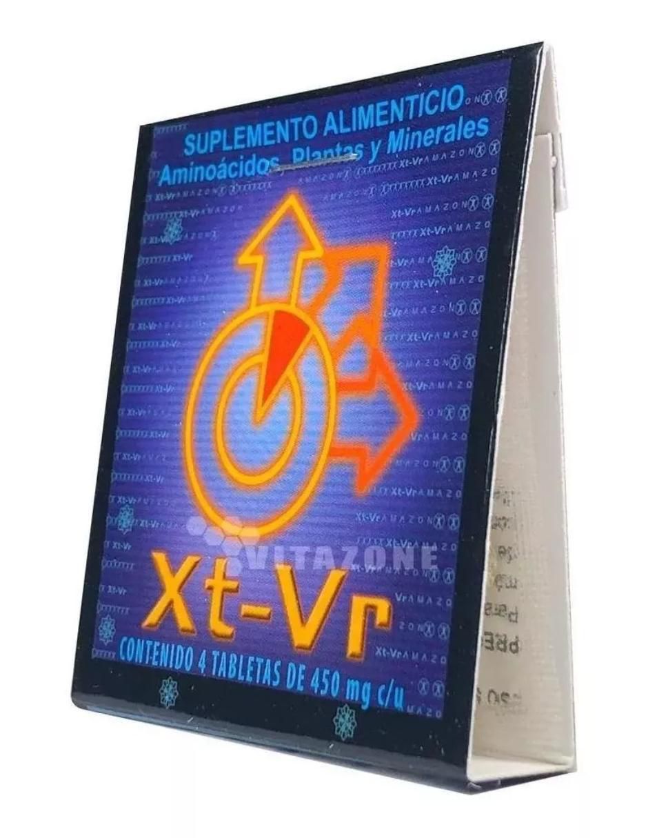 Xt-Vr con l-arginina sabor natural de 4 tabletas 2