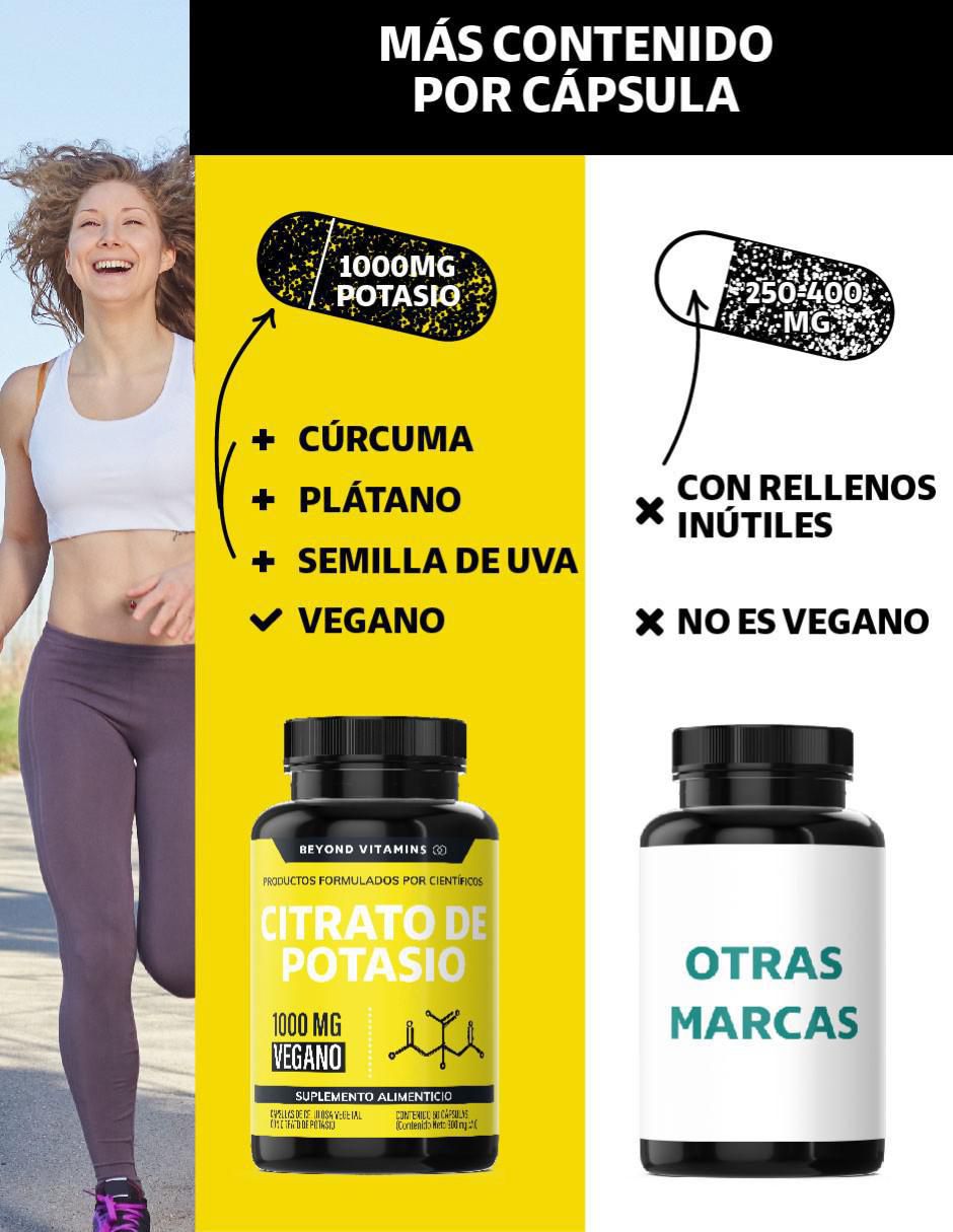 Citrato de Potasio de 60 cápsulas 6