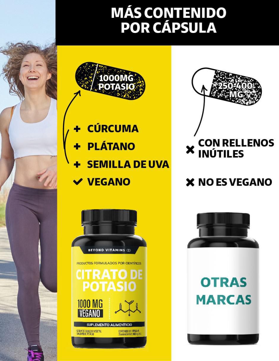 Citrato de Potasio de 180 cápsulas 6