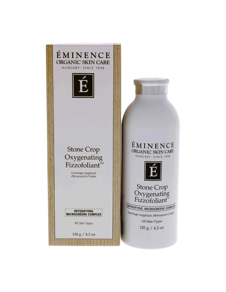 Exfoliante facial Éminence Stone Crop Oxygenating Fizzofoliant 120 ml para piel mixta y grasa