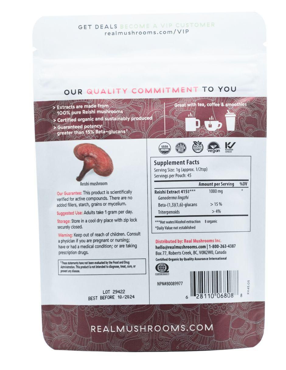 Reishi Longevity con hongo reishi de 45 g 2