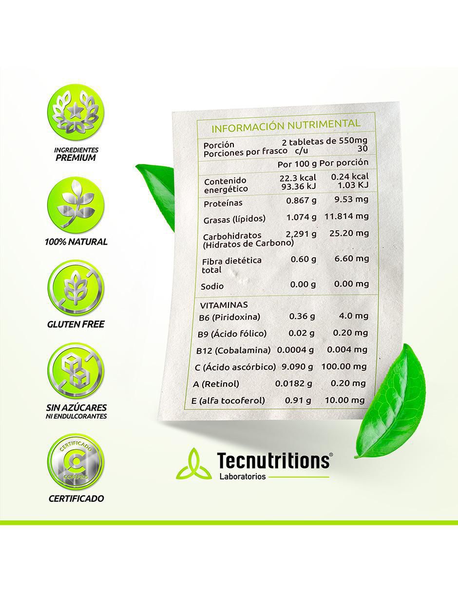 Nopal con Neem Complex con nopal, wereke, neem de 60 tabletas 4