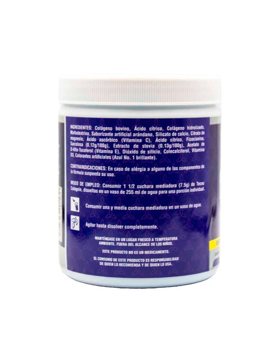 Tecnu Colagein con colágeno hidrolizado, biotina y ácido hialurónico sabor arándano de 225 g 3