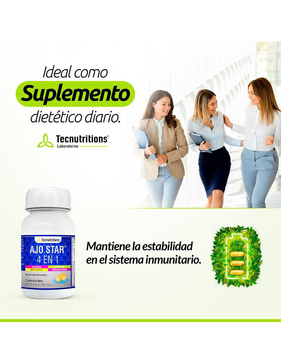 Ajo Star 4 en 1 de 60 tabletas 4