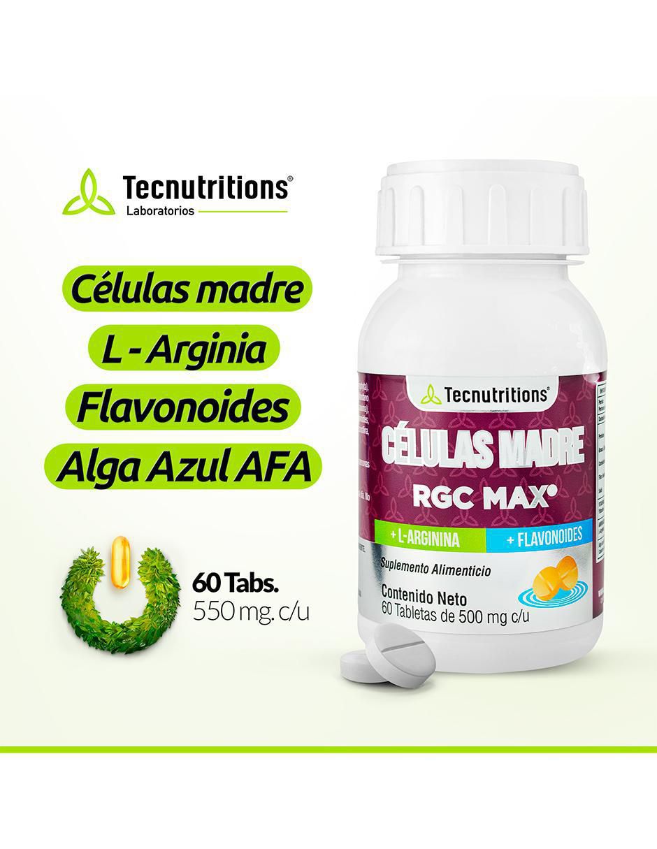 RGC Max con l-arginina de 60 tabletas 2