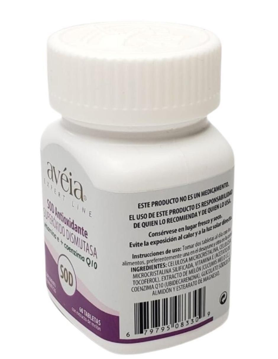 Glutatión + Superóxido dismutasa (SOD) Catalasa antioxidante auxiliar para el estrés con vitamina e sabor natural de 60 tabletas 3