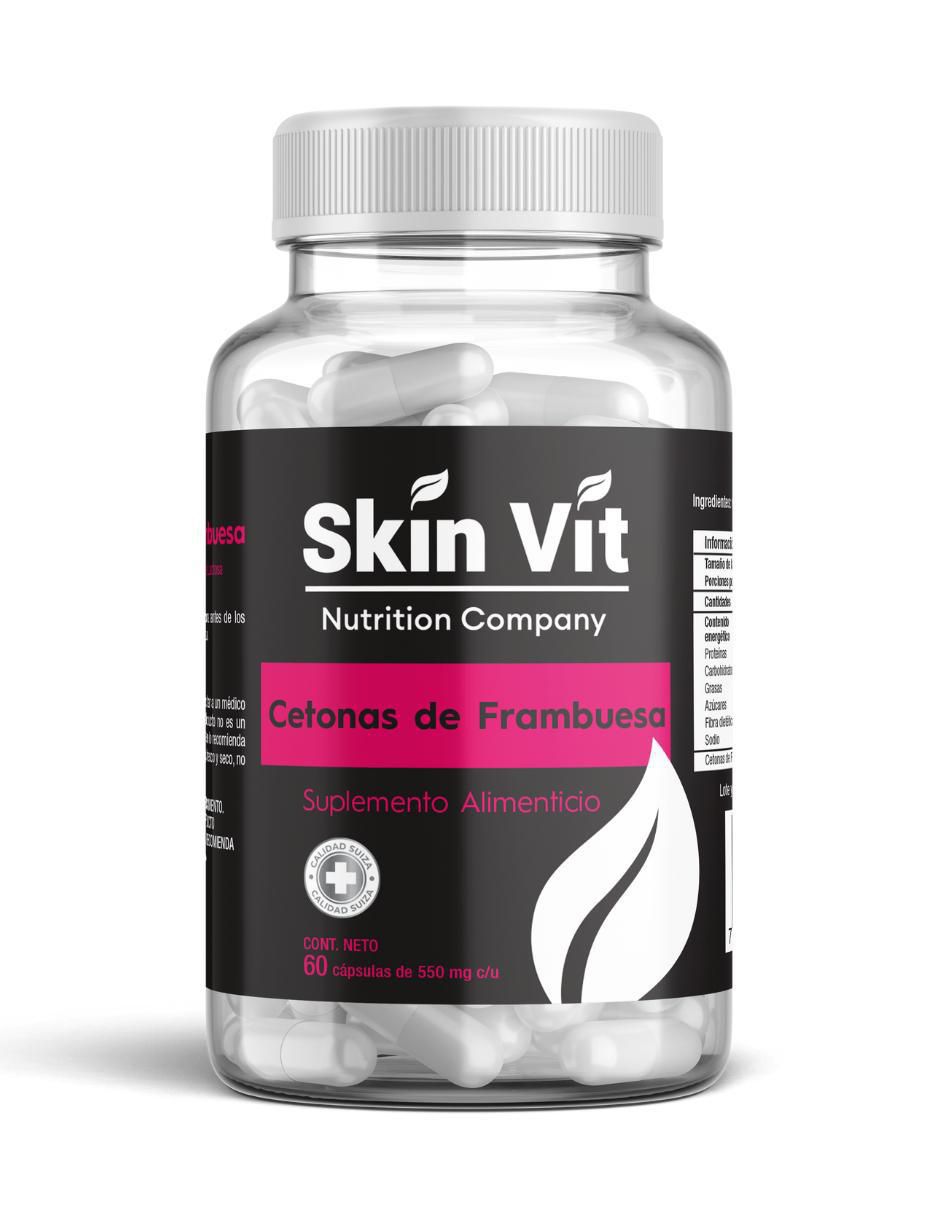 Cetonas de Frambuesa Súper Premium con cetonas de frambuesa de 60 cápsulas