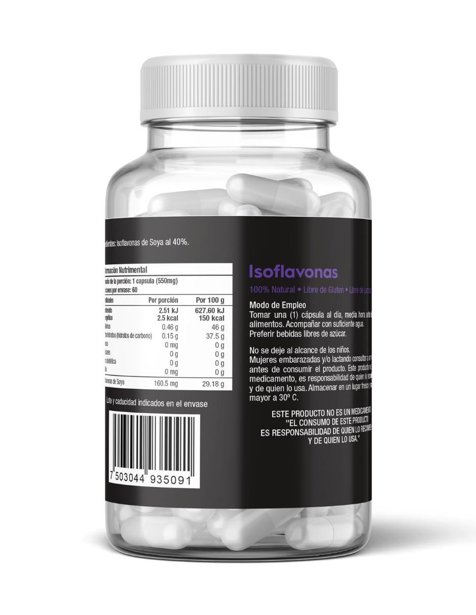 Isoflavonas Súper Premium con isoflavonas de 60 cápsulas 2