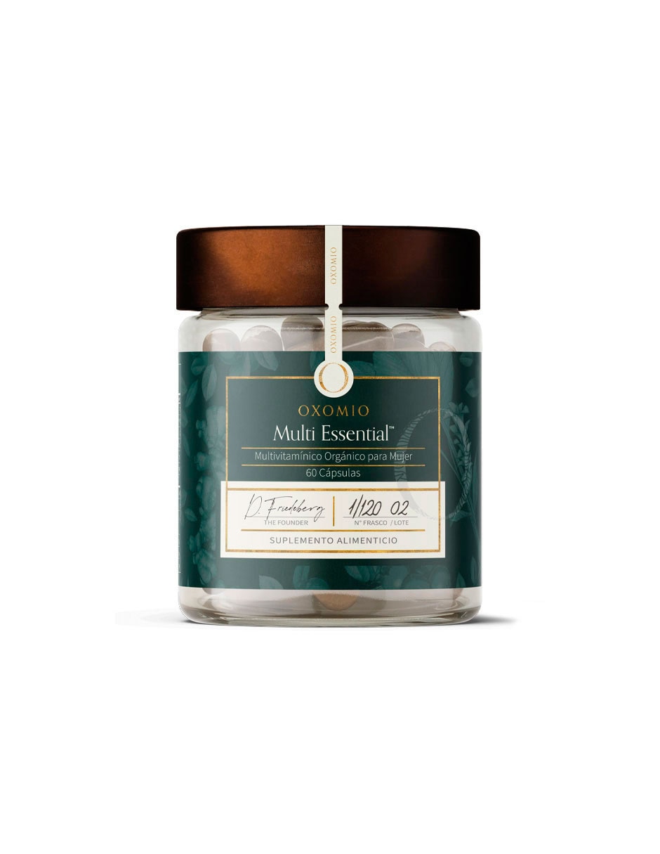 Multi Essential de Oxomio con multivitamínico y antioxidante de 60 cápsulas Multi Essential de Oxomio con multivitamínico y antioxidante de 60 cápsulas
