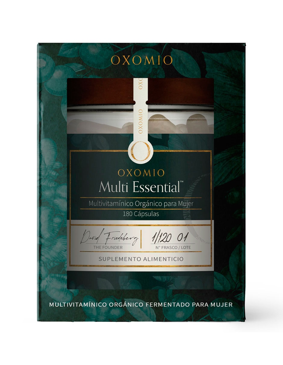 Multi Essential de Oxomio con multivitamínico, vitamina d 23 y minerales de 180 cápsulas 2