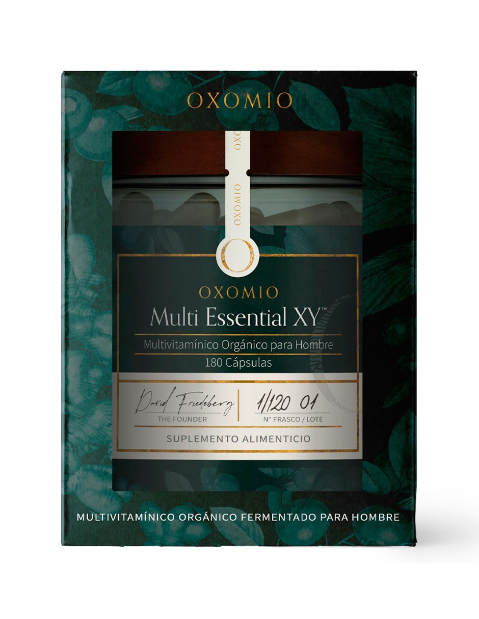 Multi Essential XY de Oxomio con multivitamínico, vitamina d 23 y minerales de 180 cápsulas 2