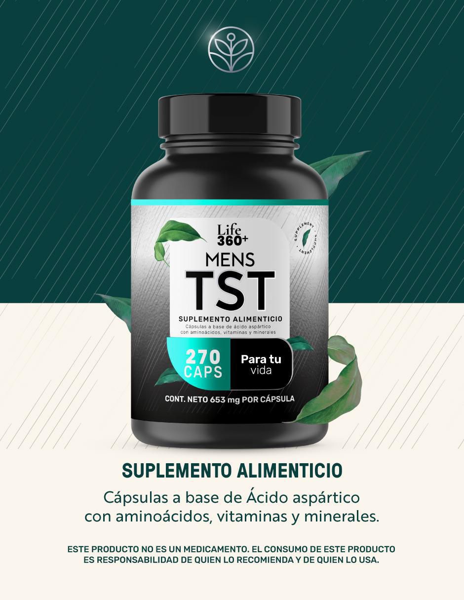 TST Elite: Suplemento masculino con Creatina monohidratada + Maca + Vitaminas y Minerales 2