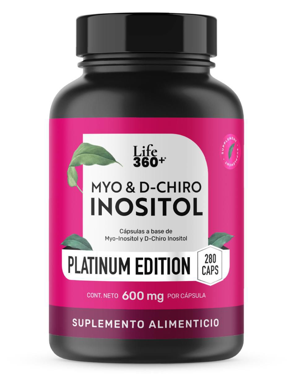 Myo & D-Chiro Inositol formula 40:1 Life360 Myo & D-Chiro Inositol de 280 caps Myo & D-Chiro Inositol formula 40:1 Life360 Myo & D-Chiro Inositol de 280 caps