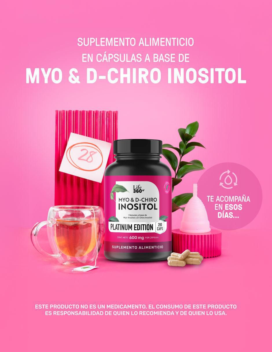 Myo & D-Chiro Inositol formula 40:1 Life360 Myo & D-Chiro Inositol de 280 caps 2