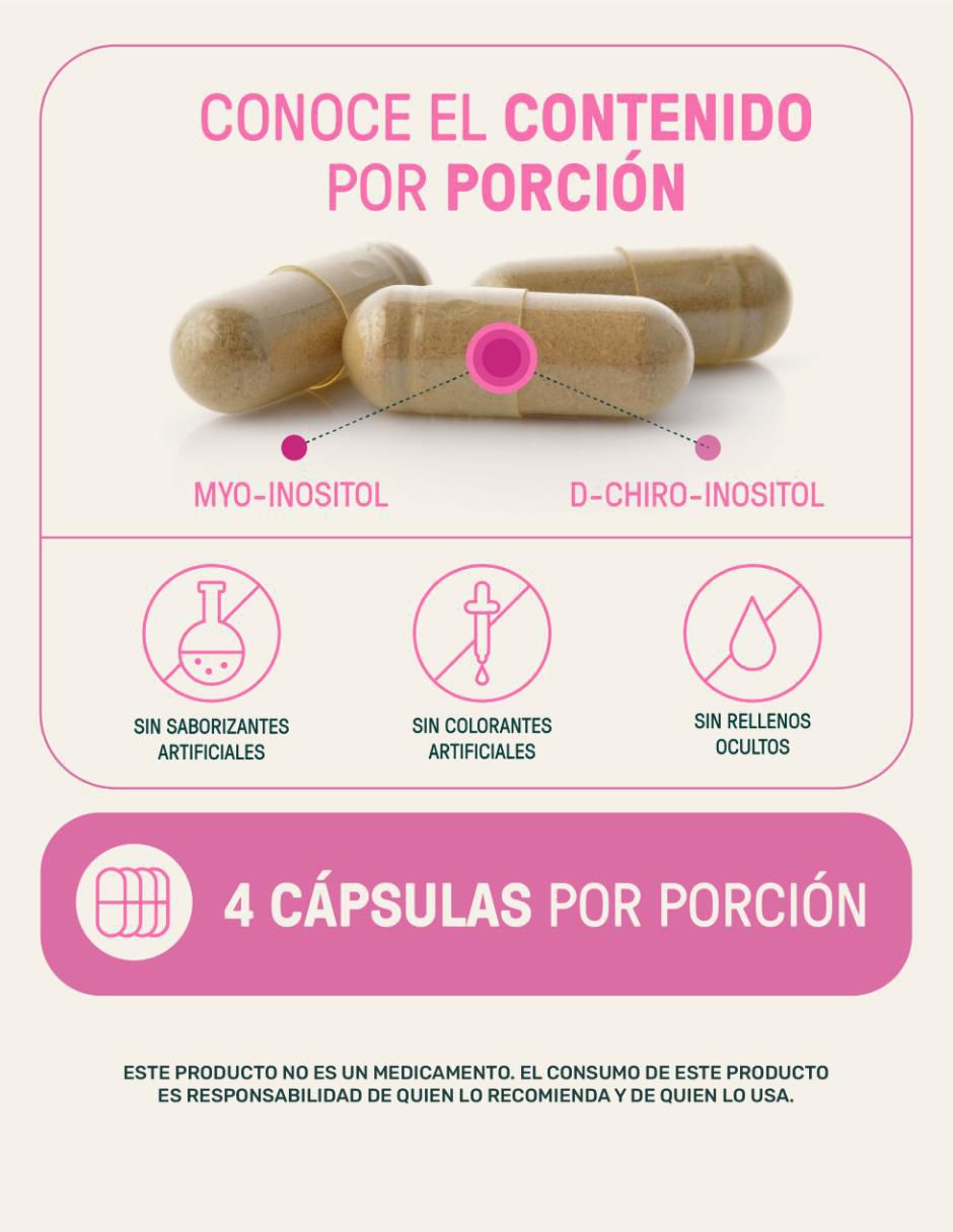 Myo & D-Chiro Inositol formula 40:1 Life360 Myo & D-Chiro Inositol de 280 caps 8