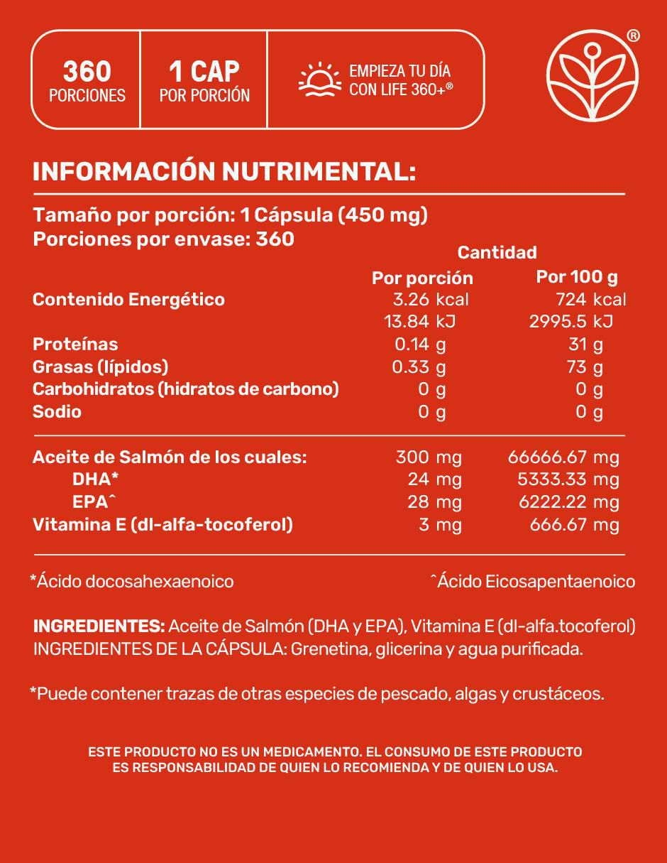 2 pack vitamina e + aceite de salmón (omega 3, dha y epa) con omega 3, dha, epa y vitamina e de 162 g 5