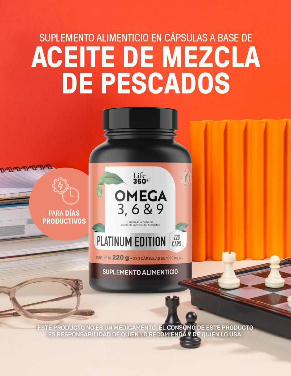 Omg 3: omega 3 con mix de aceites + epa + dha + omega 6 + omega 9 con aceite de salmón, aceite de anchoa y aceite de mackerel de 220 cápsulas 2