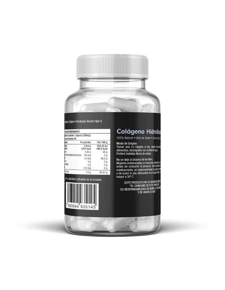 Colágeno hidrolizado - Skin Vit Nutrition Company de 60 cápsulas 2