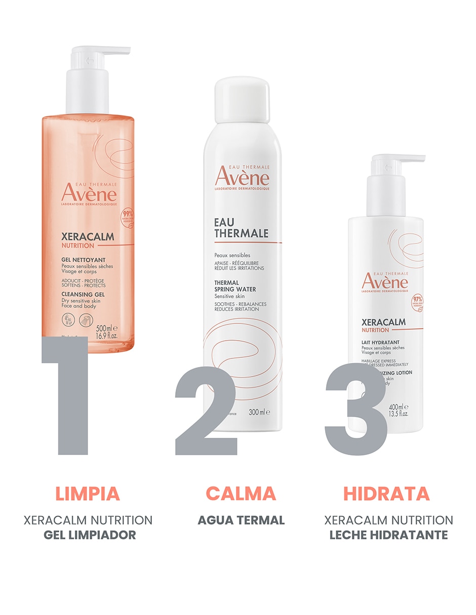 Leche corporal recomendada para calmar la piel de día Avène Xeracalm para piel seca y sensible 7