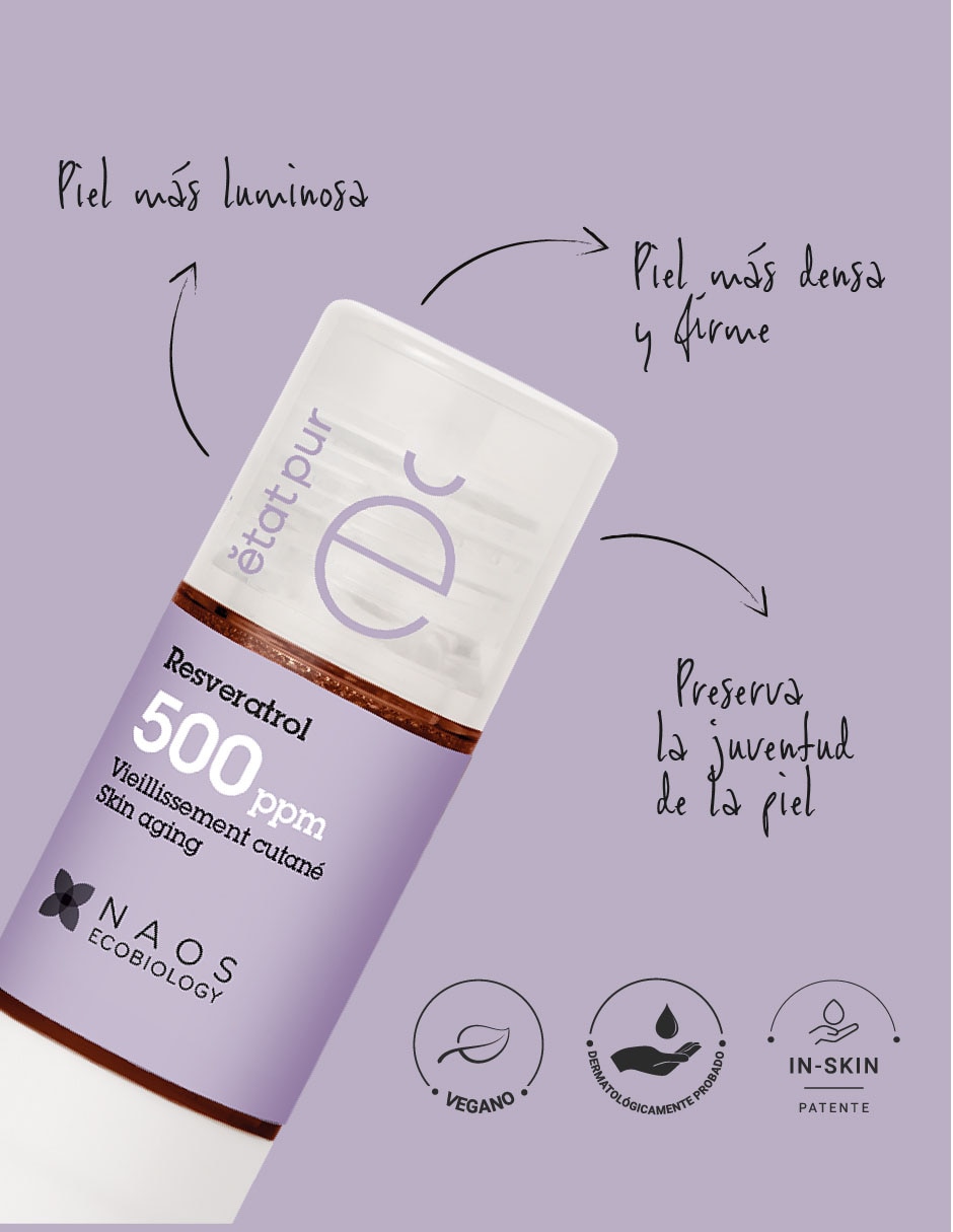 Sérum antioxidante facial Resveratrol Activo Puro todo tipo piel 5
