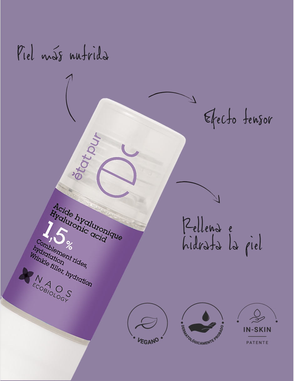Sérum hidratante facial Ácido Hialurónico Activo Puro todo tipo piel 5