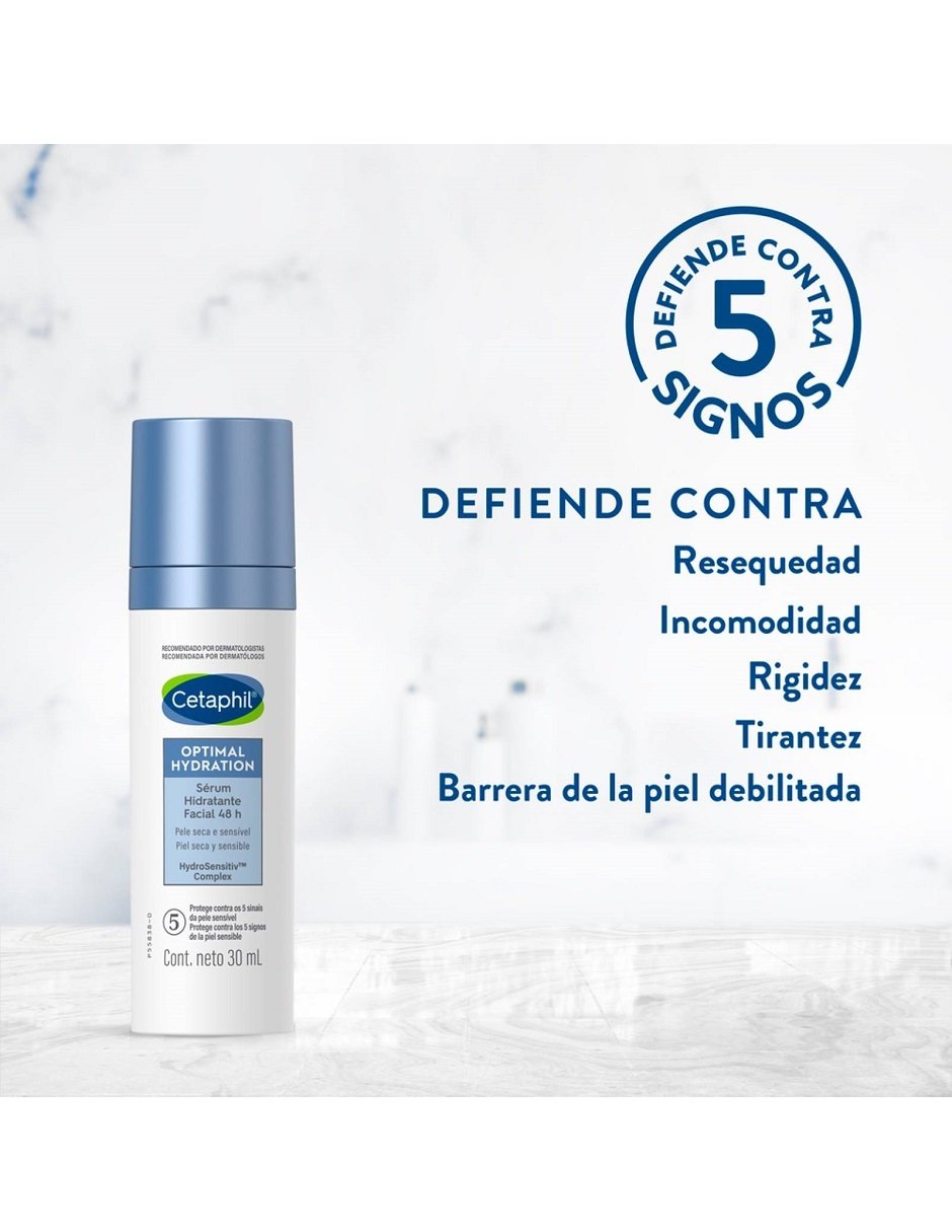 Sérum hidratante facial de piel seca y sensible 3
