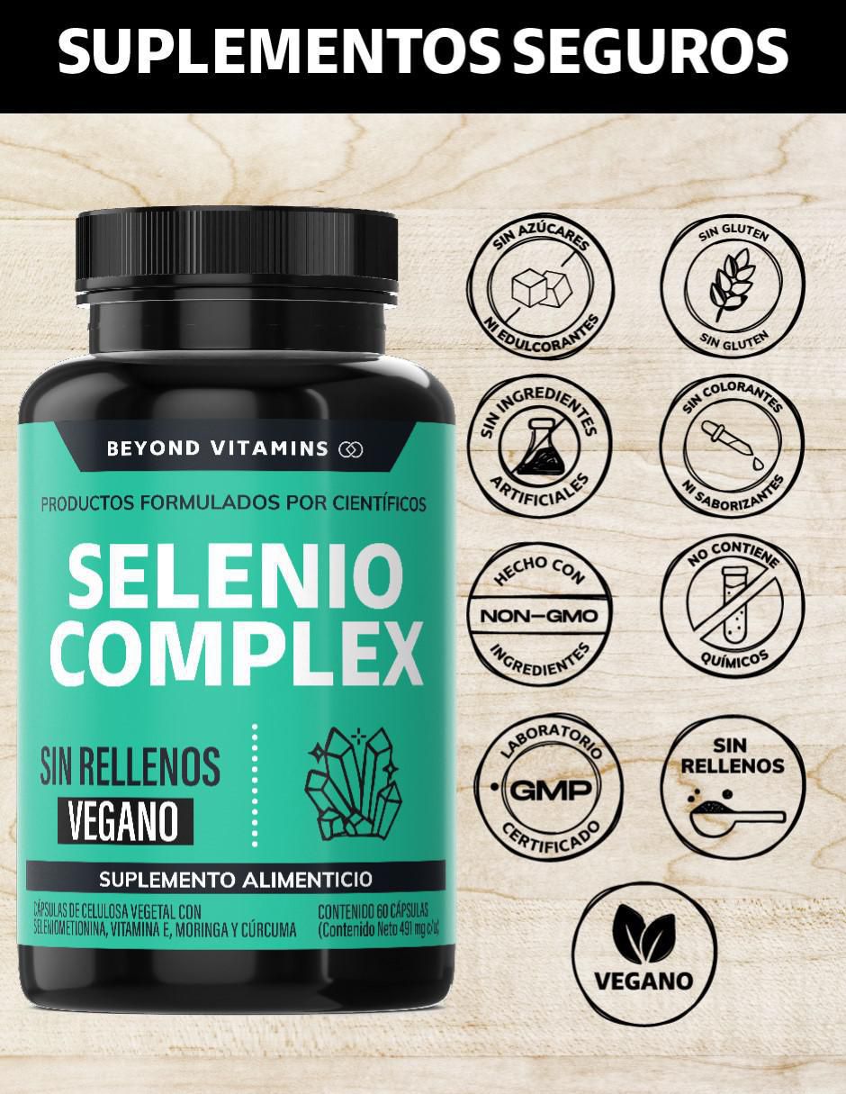 Selenio Complex Seleniometionina con selenio de 60 cápsulas 2