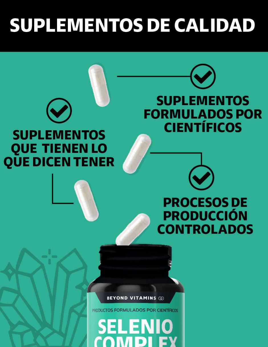 Selenio Complex Seleniometionina con selenio de 180 cápsulas 3