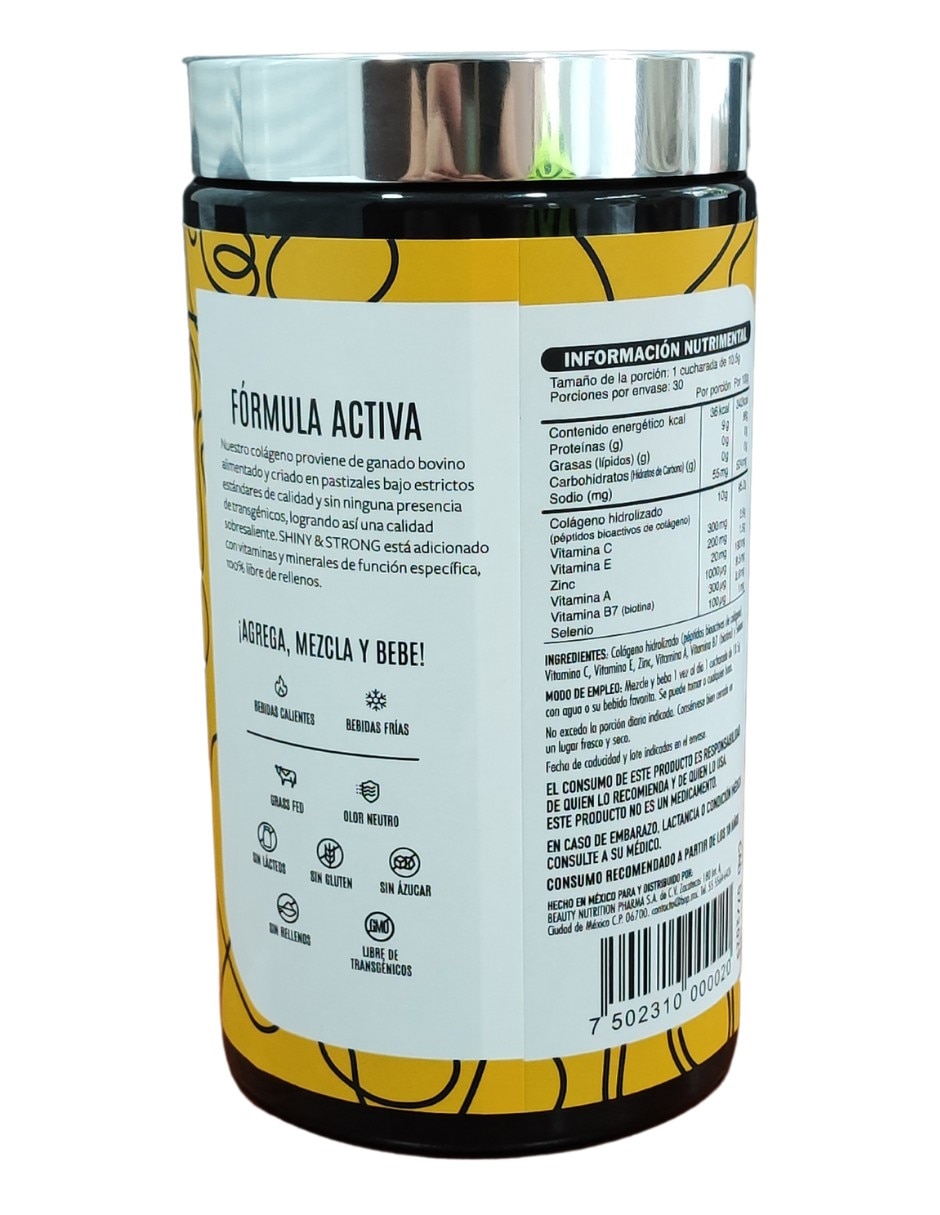Colágeno Shiny & Strong Beramana de 315 g 3