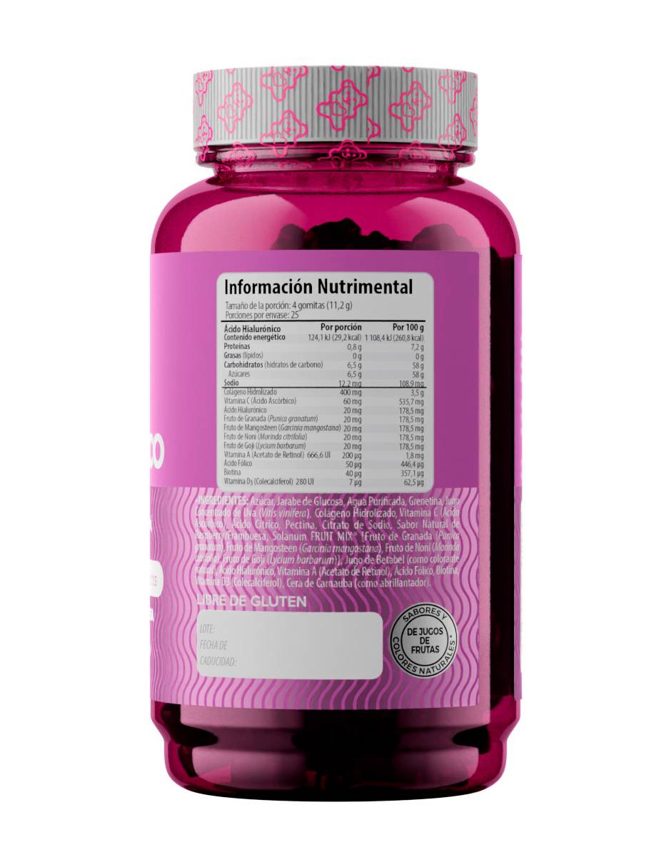 Suplemento alimenticio gomitas unisex 2
