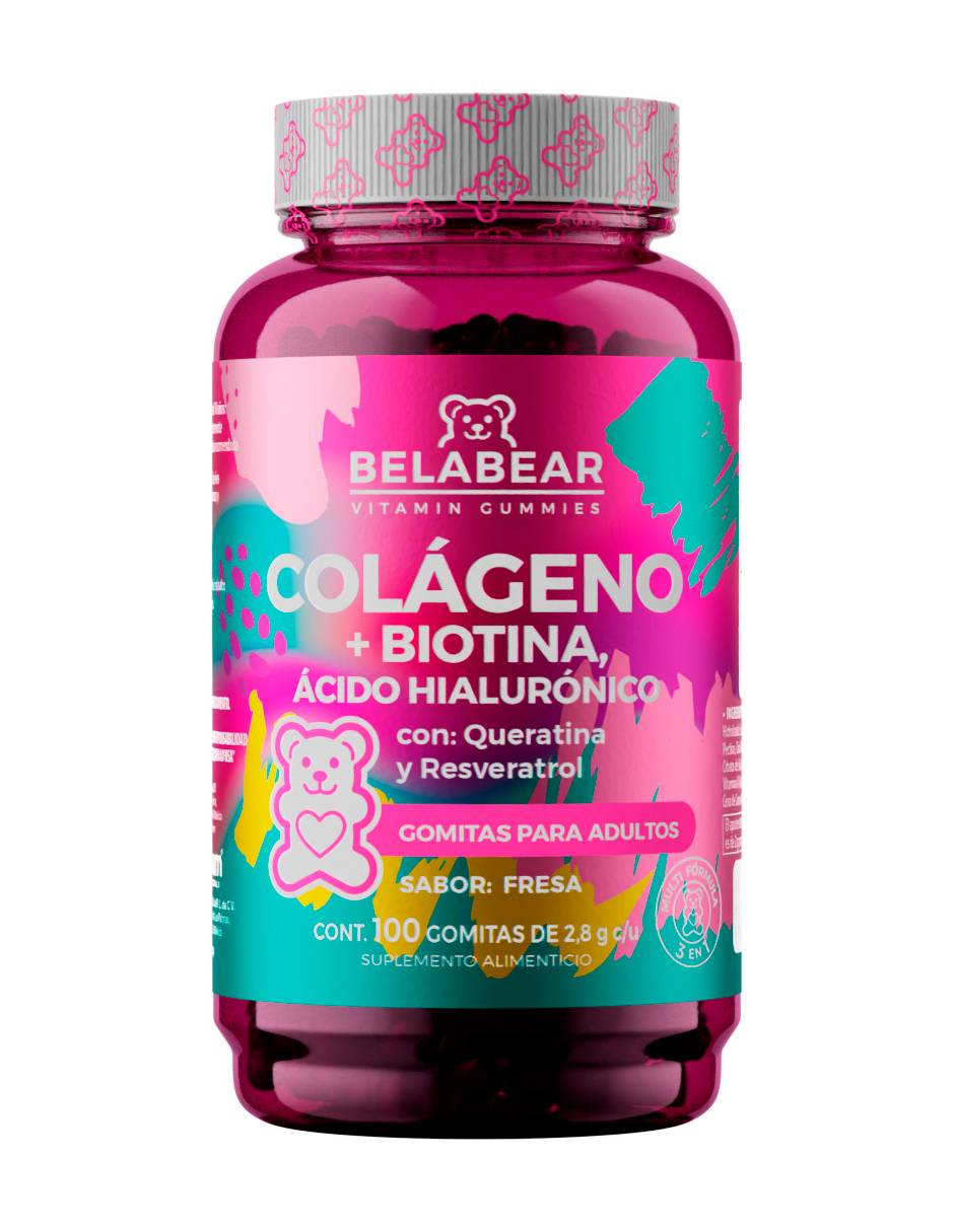 Multivitaminico colageno, biotina gomitas unisex