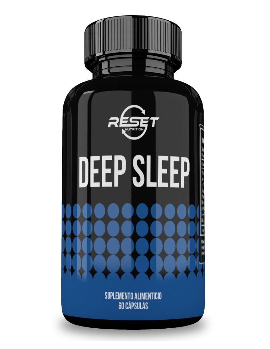 Deep Sleep insomnio con magnesio, teanina, gaba y 5-htp de 60 cápsulas